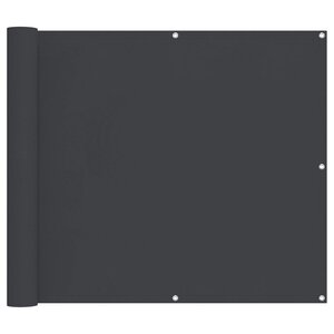 vidaXL Écran de balcon Noir 100 x 300 cm Tissu Oxford