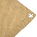 vidaXL Tapis de tente sable 300x400 cm PEHD