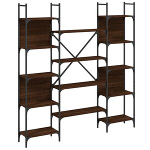 vidaXL Bibliothèque chêne marron 155 5x24x166 5 cm bois d'ingénierie
