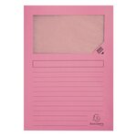 Paquet de 10 chemises à fenêtre SUPER 160g/m2 - 22x31cm Couleurs assorties x 10 EXACOMPTA