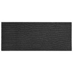 vidaXL Pierre de marchage 6 Pièces Noir 60 5 x 25 x 2 cm Caoutchouc