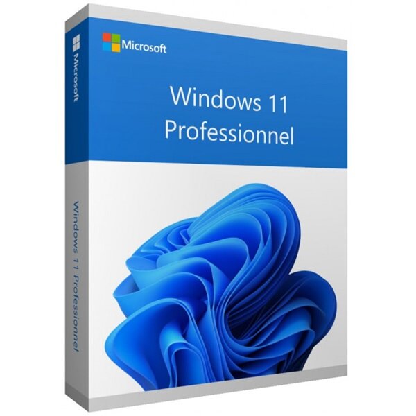 Windows 11 Pro (Professionnel)  Licence à vie pour 1 PC - Clé envoyée via l'espace client