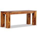 vidaXL Banc Bois massif 110x35x45 cm
