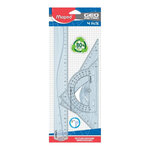 Kit Géométrie MAXI 4 pièces Transparent MAPED