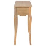 vidaXL Table console avec 2 tiroirs 120x35x76 cm Bois de pin massif