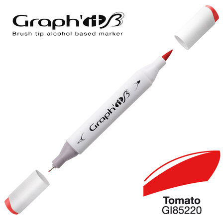 Marqueur manga à l'alcool Graph'it Brush 5220 Tomato