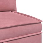 vidaXL Sofa avec rangement Rose Velours