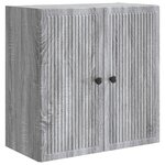 vidaXL Armoire Murale Sonoma gris 59 x 31 x 60 cm Bois d'ingénierie