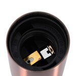 vidaXL Douilles de lampe 2 Pièces bronze rouge E27