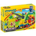 Playmobil 70179 - playmobil 1.2.3 - train avec passagers et circuit
