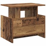 vidaXL Meuble TV Bois ancien 50 x 35 x 45 cm Bois d'ingénierie