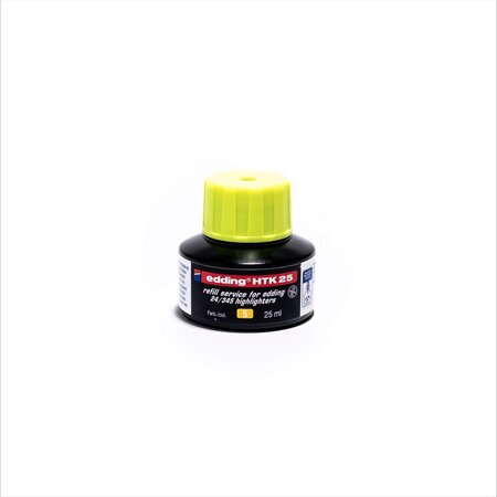 Recharge surligneur jaune - Edding EcoLine - 25 ml
