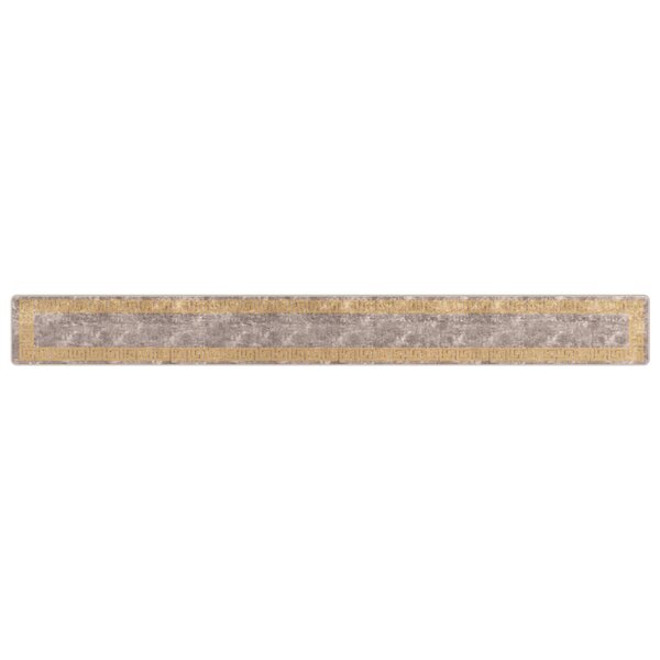 vidaXL Coureur de Tapis MARSA Gris 50 x 450 cm Polyester et PVC