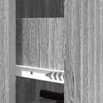 vidaXL Armoire à tiroirs Sonoma gris 33 x 34 5 x 90 cm