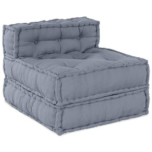 vidaXL Canapé modulaire Gris 70 x 70 x 56 cm tissu