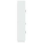 vidaXL Ensemble de Meubles 2 Pièces Blanc brillant Bois d'ingénierie