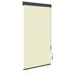 vidaXL Store roulant d'extérieur 80 x 250 cm Crème