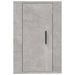 vidaXL Meuble TV mural Gris béton 40x34 5x60 cm