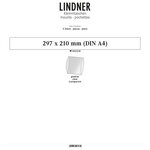 Bandes double soudure 297 x 210 mm pour grands blocs A4. Fond - Transparent