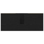 vidaXL Meuble de Lavabo de Salle de Bain Chêne noir 80 x 33 x 60 cm