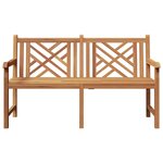 vidaXL banc Autre Marron 150 x 60 x 90 cm Bois de teck solide