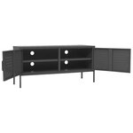vidaXL Meuble TV Anthracite 105x35x50 cm Acier