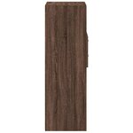 vidaXL Buffet haut chêne marron 45x42 5x124 cm bois d'ingénierie