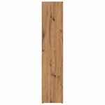vidaXL Bibliothèque chêne artisanal 36x30x143 cm bois d'ingénierie