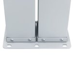 vidaXL Auvent latéral rétractable Bleu 100 x 1000 cm