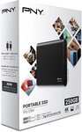 Disque dur externe PNY Pro Elite 250Go SSD USB 3.1 (Noir)