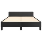 vidaXL Cadre de lit sans matelas noir 120x200 cm similicuir