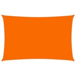 vidaXL Voile de parasol Tissu Oxford rectangulaire 2x5 m Orange