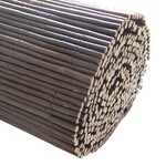 Canisse 1.5x5 m  marron osier pour clôtures et pergolas