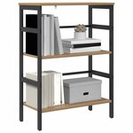 vidaXL Étagère Chêne artisanal 60 x 29 5 x 81 cm Bois d'ingénierie