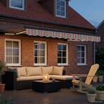 vidaXL Auvent rétractable électrique 3 x 2 5 m