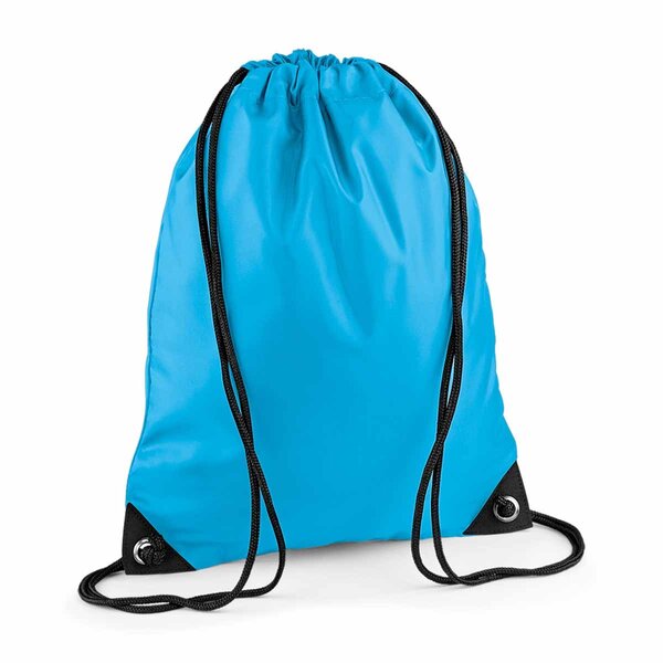 Sac à dos en toile à bretelles - BG10 - bleu surf