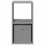 vidaXL Table de chevet 2 pc Gris Sonoma 30 5 x 27 x 59 5 cm