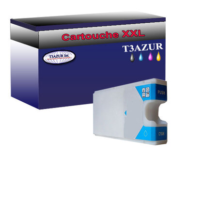 Cartouche Compatible pour Epson T7892 / T7902 / T7912 Cyan - T3AZUR