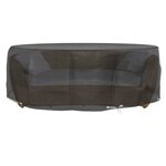 vidaXL Housses pour salon îlot 2 Pièces 10 œillets Ø236x67 cm rond