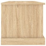 vidaXL Coffre de rangement Chêne Sonoma 70 x 40 x 38 cm Bois d'ingénierie