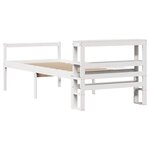 vidaXL Lit pour personne âgée et tête de lit 90x200 cm bois pin massif