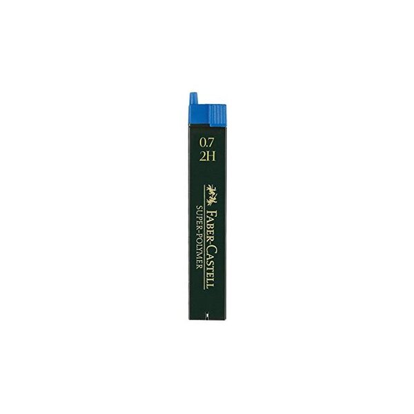 Boîte de 12 Mines Super Polymère 9065 S 0 7 mm 2H FABER-CASTELL