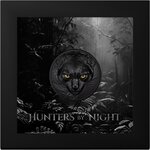 OCELOT Hunters By Night 2 Once Argent Monnaie 10 Dollars Palau 2024
