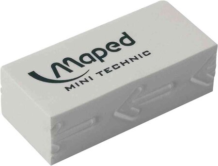 gomme en plastique Mini Technic 300, blanc MAPED