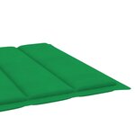 Vidaxl chaise longue pour 2 personnes avec coussins bambou