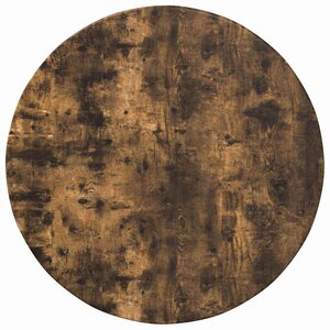 vidaXL Plateau de table Chêne fumé 60 x 60 x 1 5 cm Bois d'ingénierie