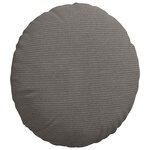 vidaXL Coussins de siège 2 Pièces Gris clair Ø 40 cm