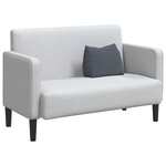 vidaXL Coussin de Dos Gris foncé 45 x 20 x 35 cm