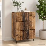 vidaXL Armoire à tiroirs 66 x 34 5 x 92 cm Bois d'ingénierie
