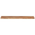 vidaXL Étagère murale rectangulaire massif acacia bordure assortie